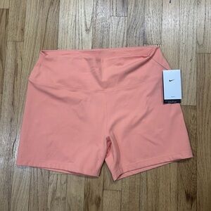 Nike Women’s One High Waisted 5” Dri-Fit Coral Biker Shorts Sz XXL NWT